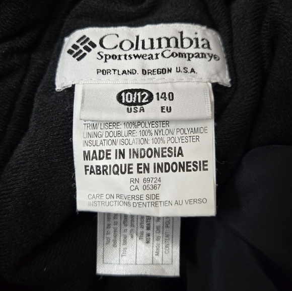 Columbia "tectonite" Kids Black Ski Pants, Size 10-12 ~ EUC - Picture 13 of 15